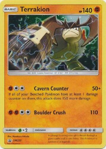 Terrakion - SM223 - SM Black Star Promo